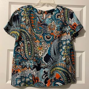Jcrew 100% silk top size 2